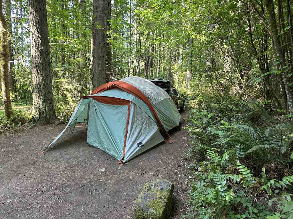 sustainable camping in washington