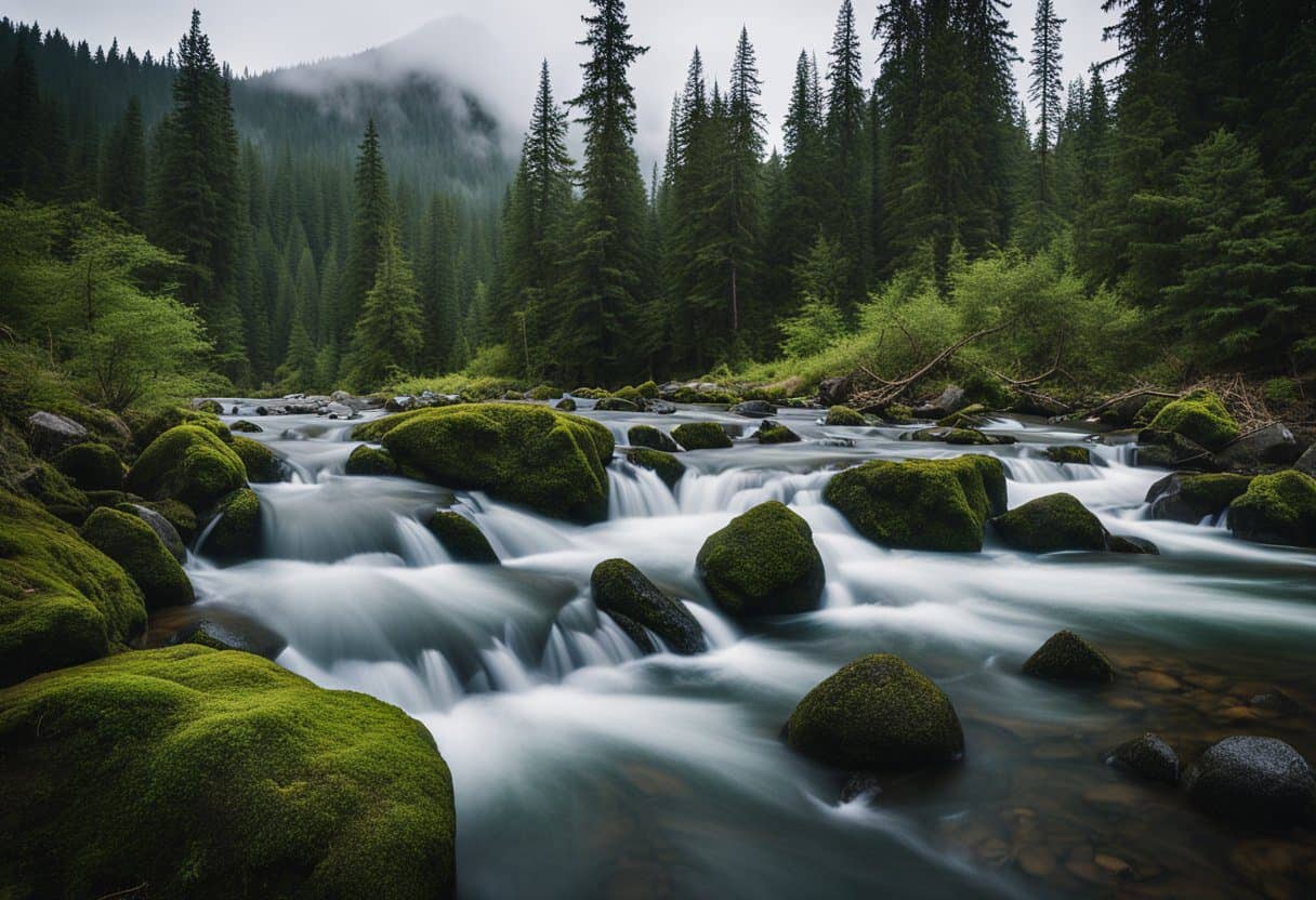 Pacific northwest hiking and camping