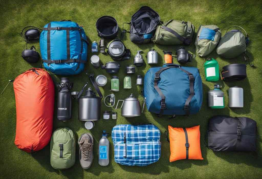 how to organize camping gear