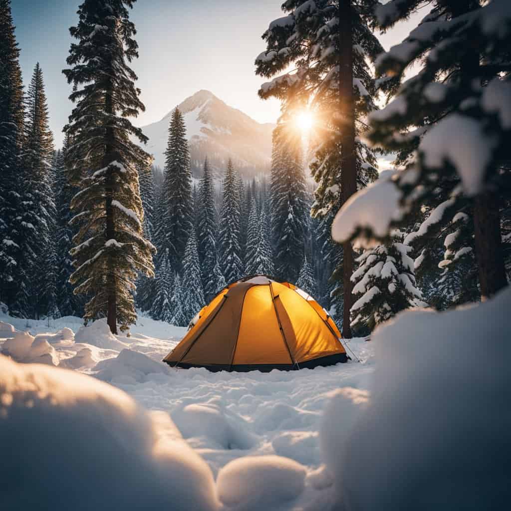 Camping in 30 Degree Weather in Washington