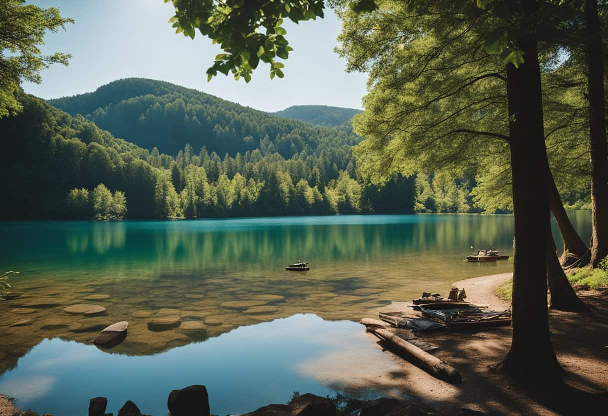lake camping in washington