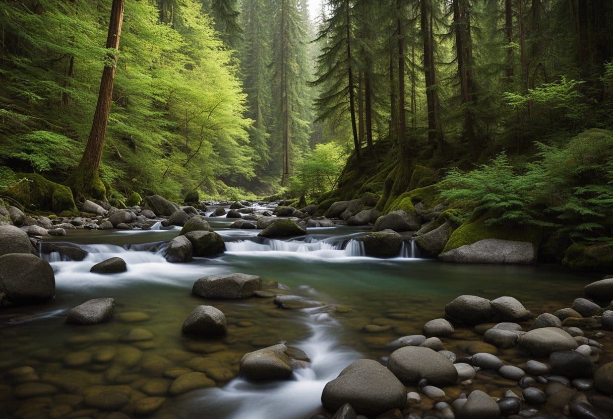 camping at newhalem creek