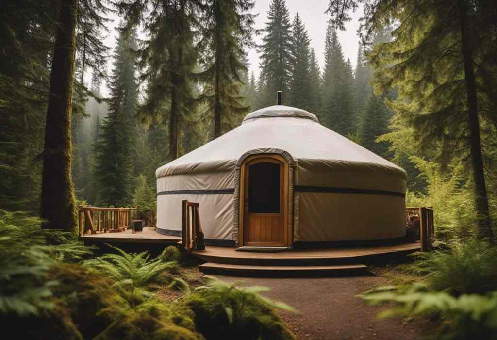 yurt camping washington