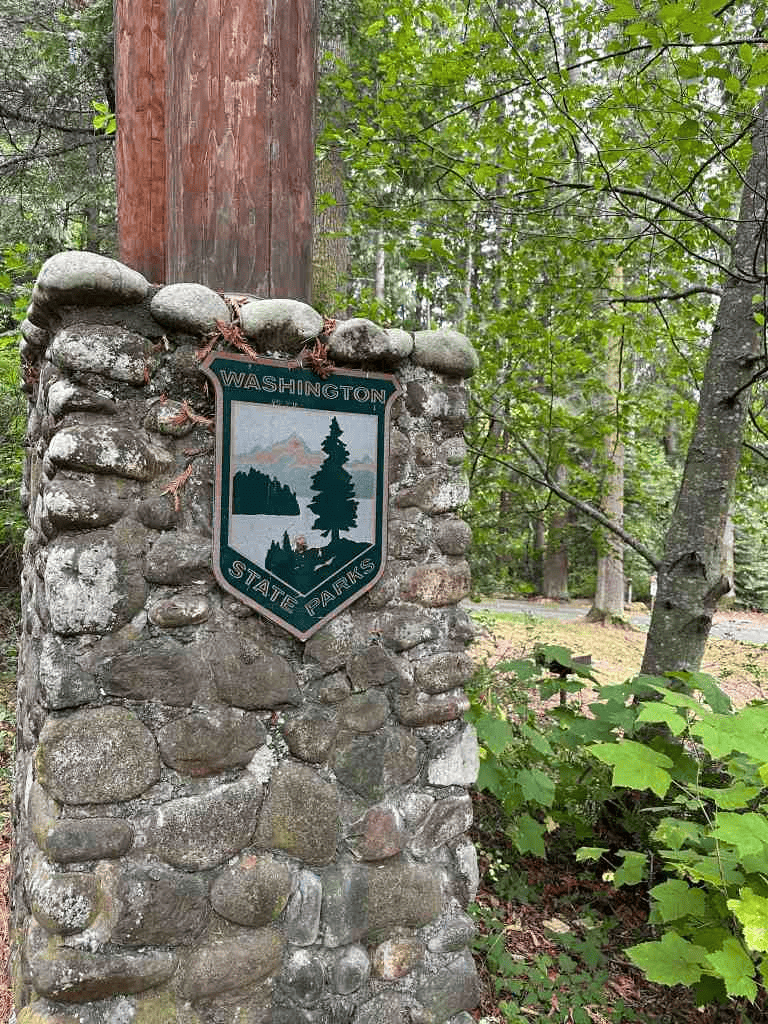 camping at Larrabee State Park, Washington State's first State Park.