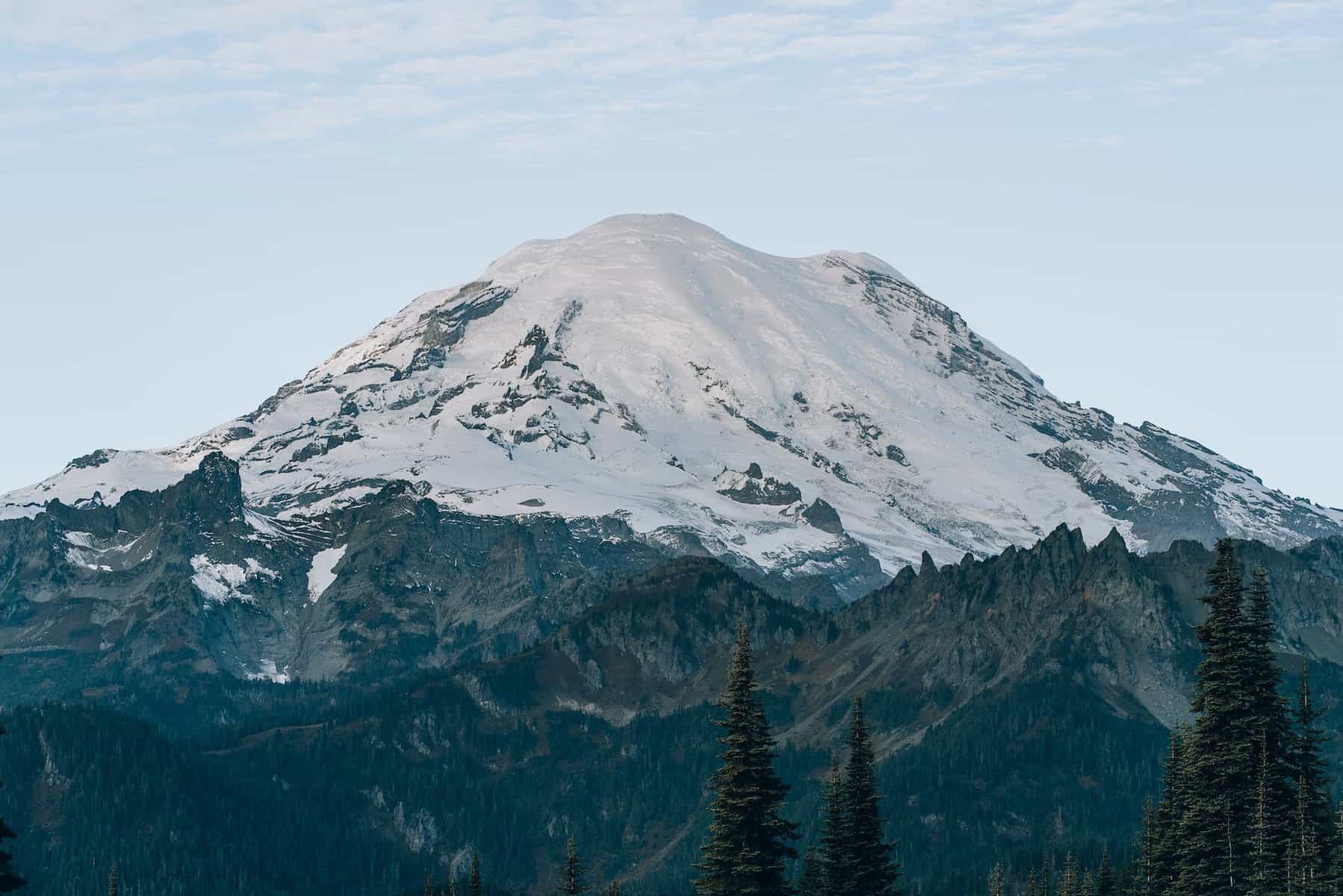 volcano cone of mount rainier. Mt Rainier National Park offers some of the best family-friendly campsites in Western Washington.
