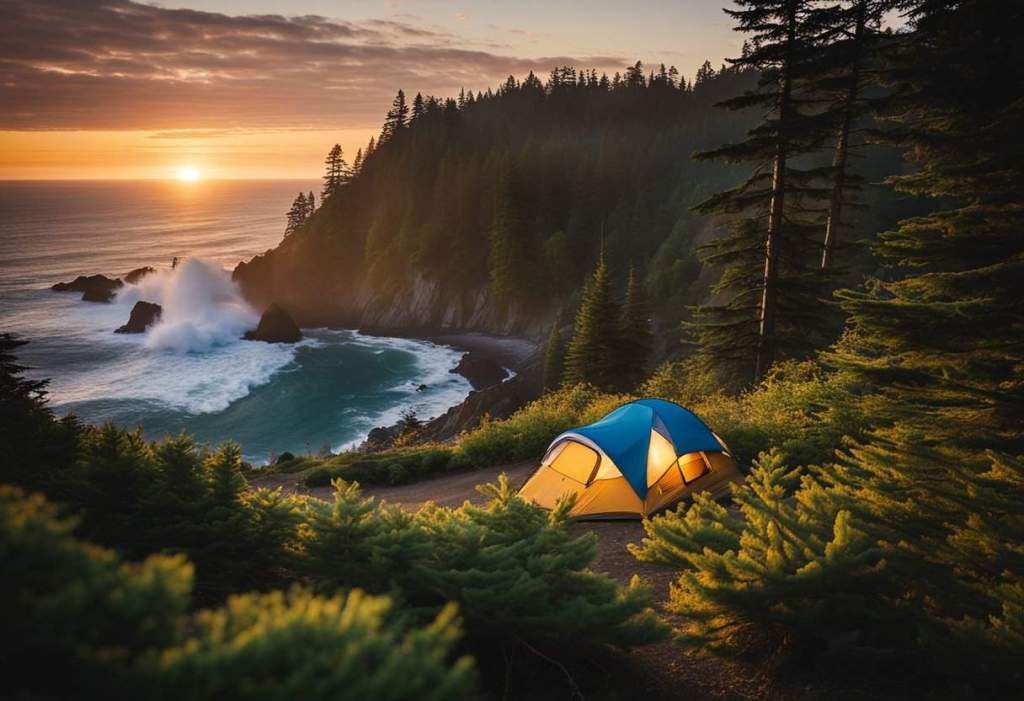 camping on the washington coast