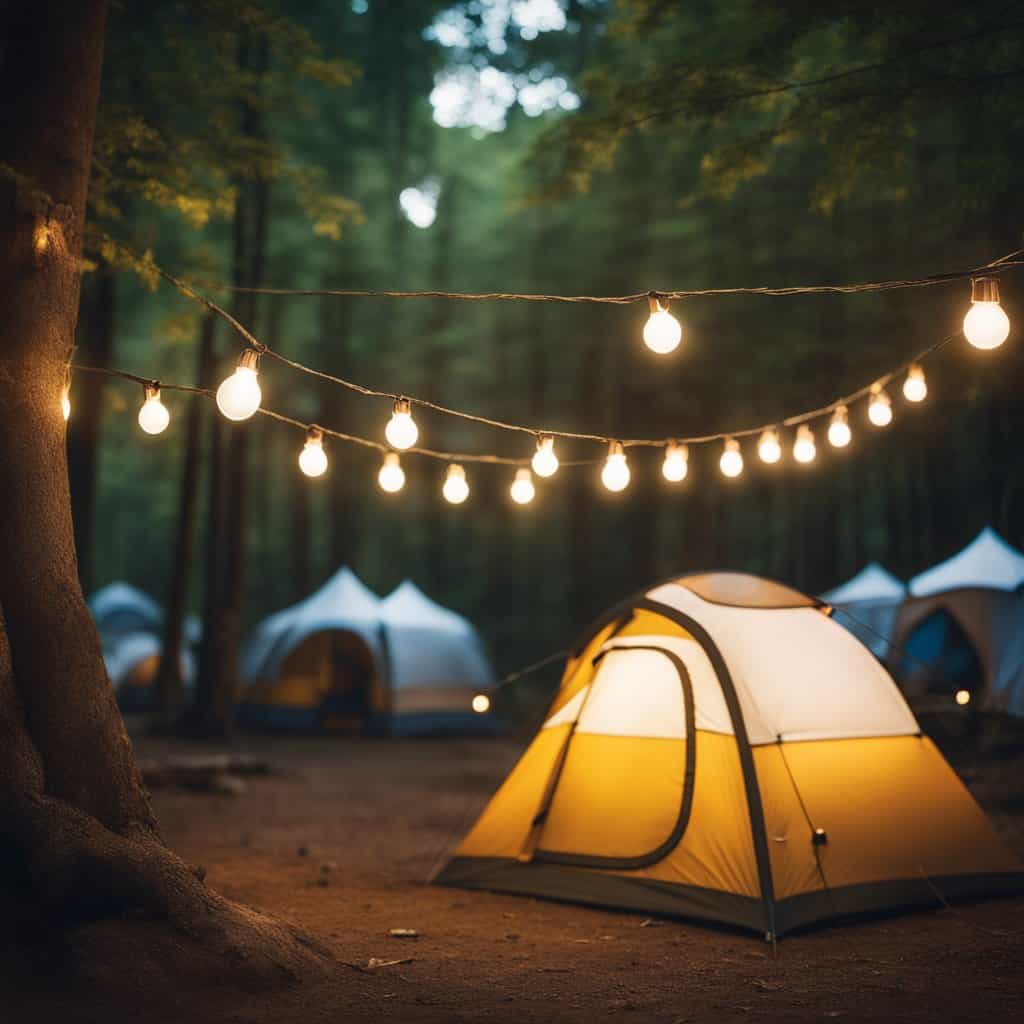 DIY Camping lights. DIY Camping hacks.