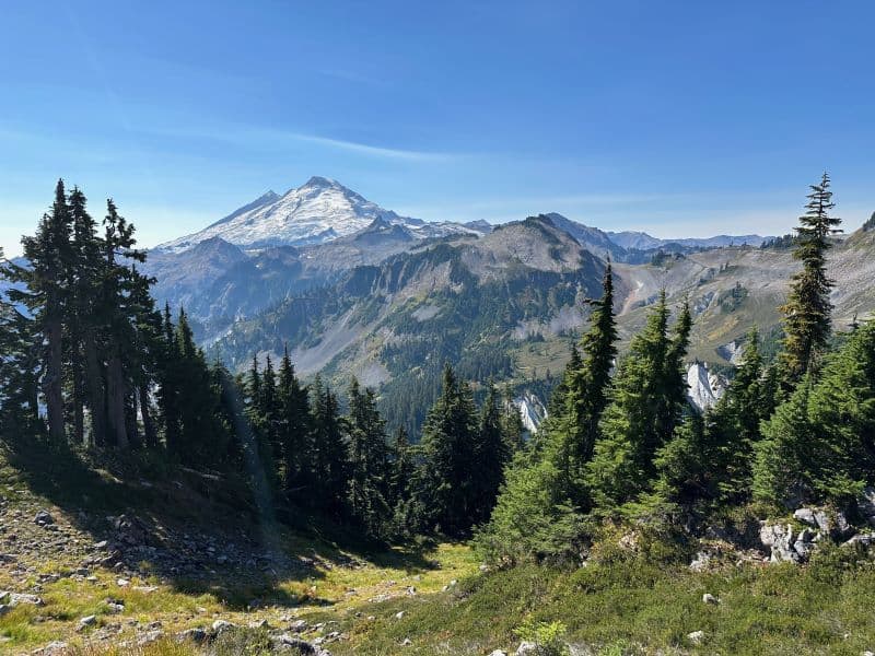 Mt. Baker as viewed from the hike to Artist Point.