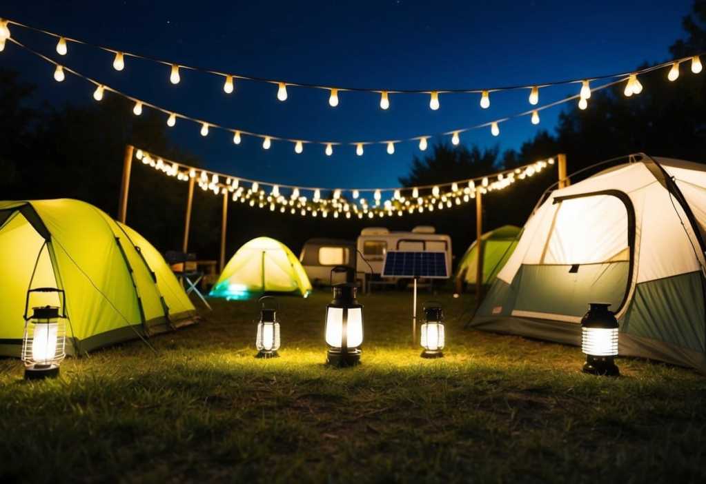 creative lighting ideas for your campsite