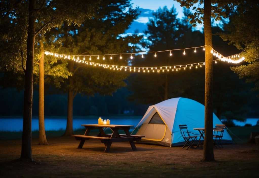 creative lighting ideas for your campsite