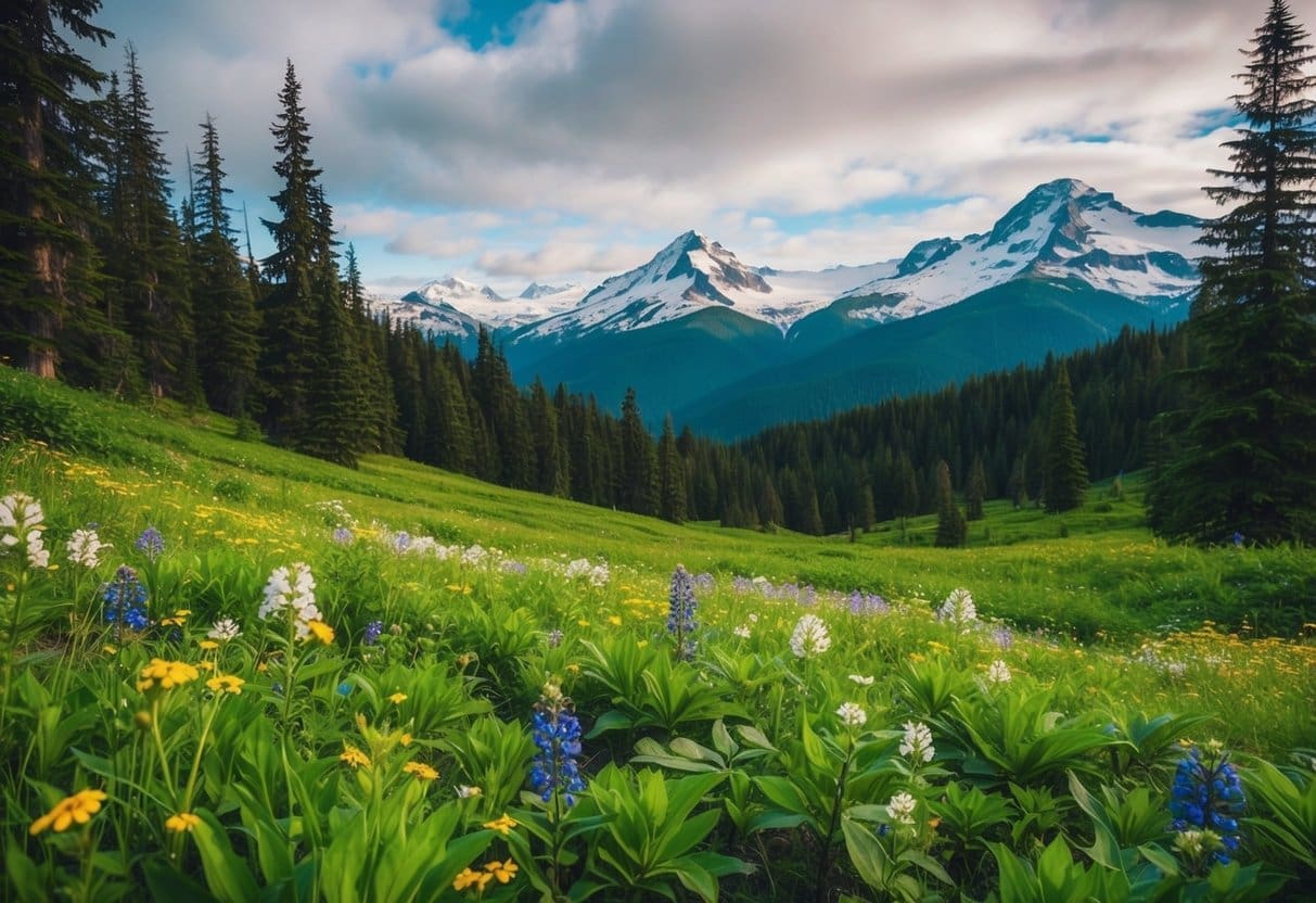snowshoeing trails in washington